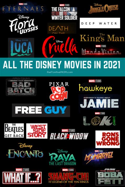 All The Disney Movies Coming Out In 2021 And Beyond