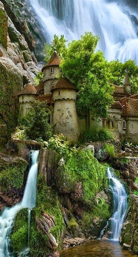 Waterfall Castle in Poland [1104 2048] | Lindas paisagens, Fotografia ...