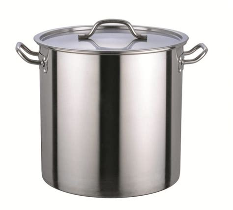 Stock Pot 50L with Lid Stainless Steel - Dealsdirect.co.nz