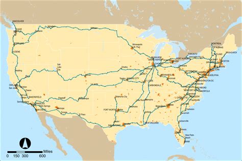 Amtrak California Zephyr Route Map - Printable Maps