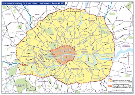 New London Ulez Zone Map