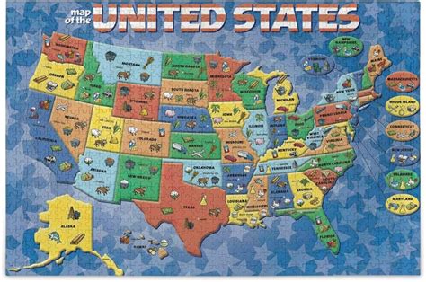 200 Piece Map Of United States - Map