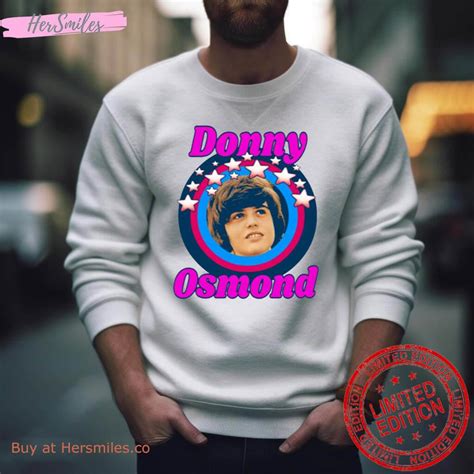 Star Tribute Donny Osmond Shirt - Hersmiles