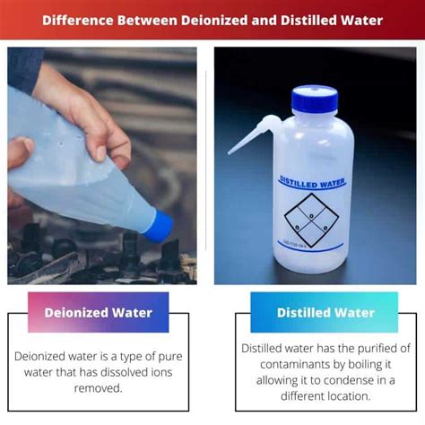 Deionized vs Distilled Water: Difference and Comparison