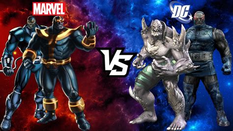 Thanos/Apocalypse VS Darkseid/Doomsday by Rockjans35 on DeviantArt