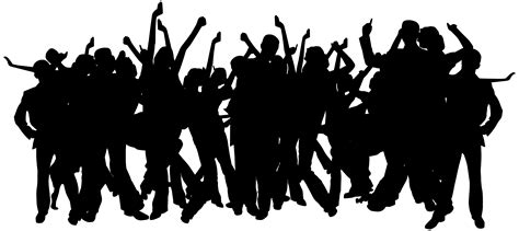 Party Silhouette Clip art - Party People Silhouettes PNG Clip Art png ...