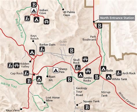 Printable Joshua Tree Trail Map