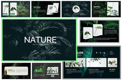 Template Powerpoint Nature Free Download Gawe Cv - Riset