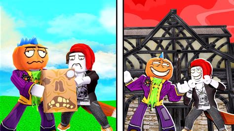 We Built A Giant Roblox Haunted House Tycoon With Odd Foxx - YouTube