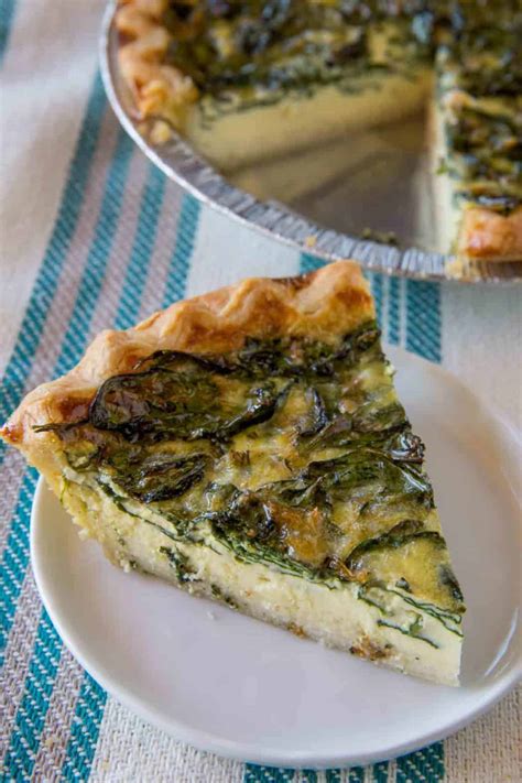 Easy Spinach Quiche (Quiche Florentine) - Dinner, then Dessert