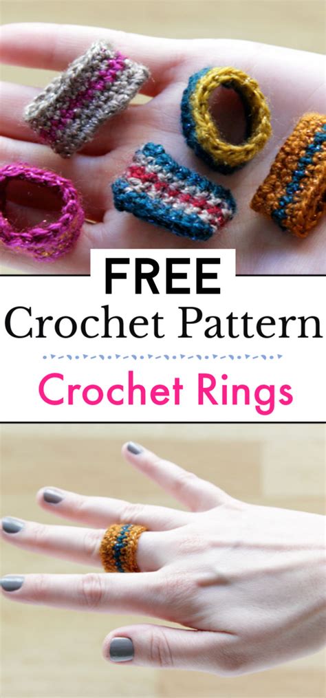 11 Easy Free Crochet Ring Pattern - Crochet with Patterns