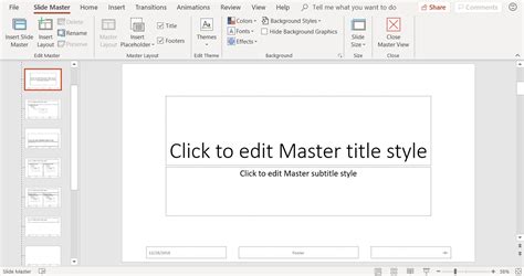 Slide master powerpoint - billatweet