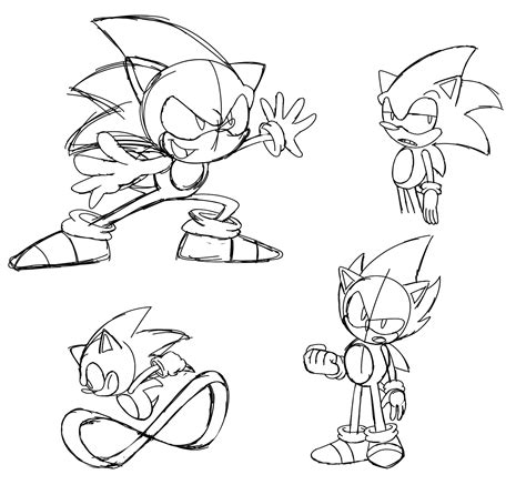 Sonic Sketches by hopkinshat on Newgrounds