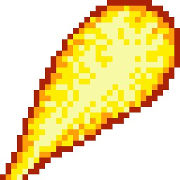 Pixel art fireball by Infinityltu on DeviantArt