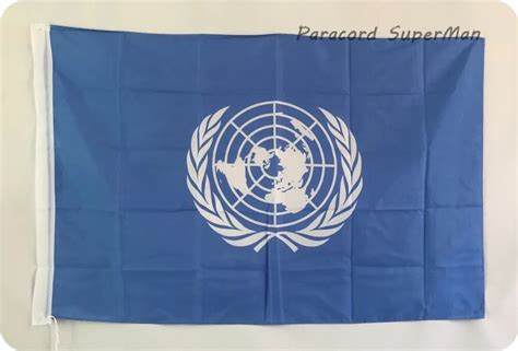 UNO banner FLAG 3 x5ft Hanging Polyester United Nations Banner Flag ...