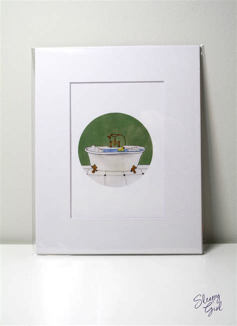 Rubber Duck Bathroom Print - Etsy