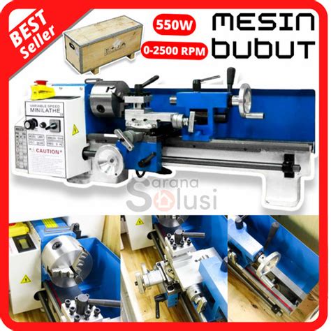 Jual Mesin Bubut Mini Lathe 550W /Alat Bubut Mini / Mesin Bubut DIY ...