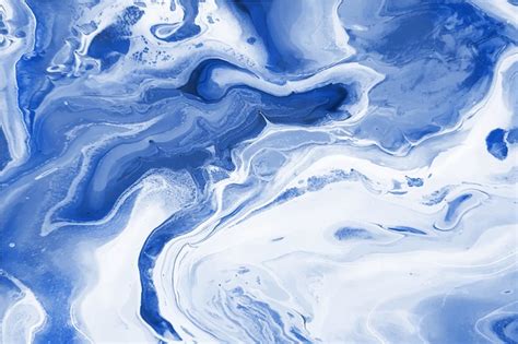 Free Vector | Blue marble paint background