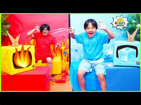 HOT VS COLD Challenge Ryan vs Daddy 1hr Kids Show - Videos For Kids