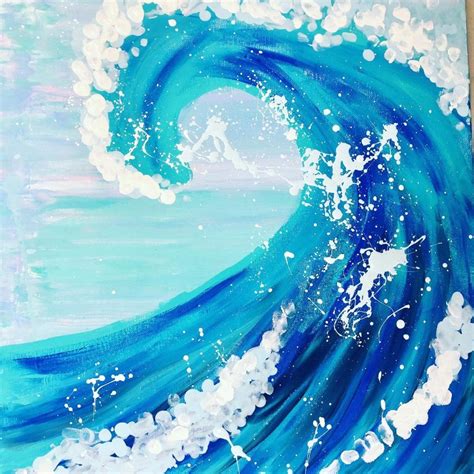 OCEAN WAVE ART LESSON Grade k-8 - Art Teacher in LA | Ocean waves art ...