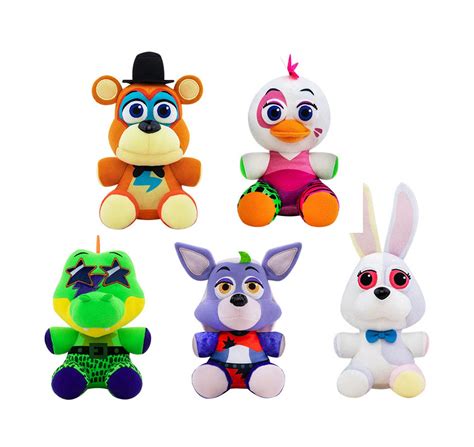 Buy Five Nights at Freddy FNAF Security Breach Plush Set of 5 ...