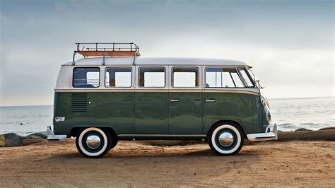 Tesla-powered classic 1966 VW Microbus delivers electric van life and ...