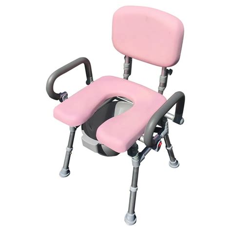 UltraCommode™ Comfortable Bedside Commode Chair / Bath Shower Chair ...