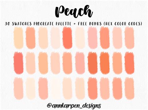 Peach Color Pattern