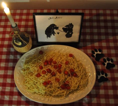 Lady and the tramp spaghetti dinner | Fairy tale party decor ...