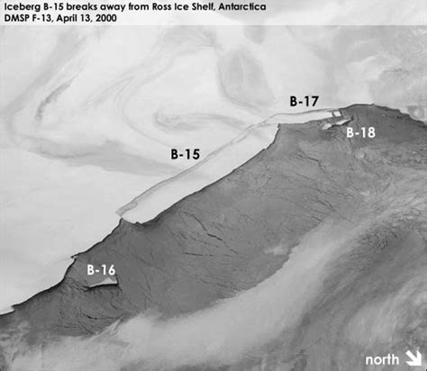 Iceberg B-15, Ross Ice Shelf, Antarctica