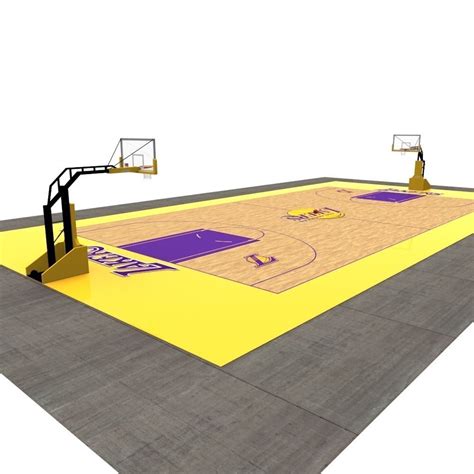 3D model Basketball Court VR / AR / low-poly | CGTrader