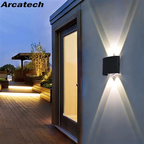 4W 6W LED Wall Light Outdoor Waterproof Modern Nordic Style Indoor Wall ...