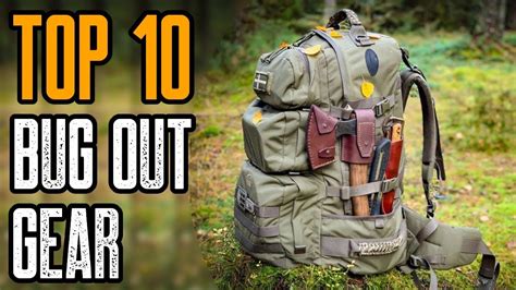 TOP 10 BUG OUT BAG ESSENTIALS 2020 (Bug Out Survival Gear 2020 ...