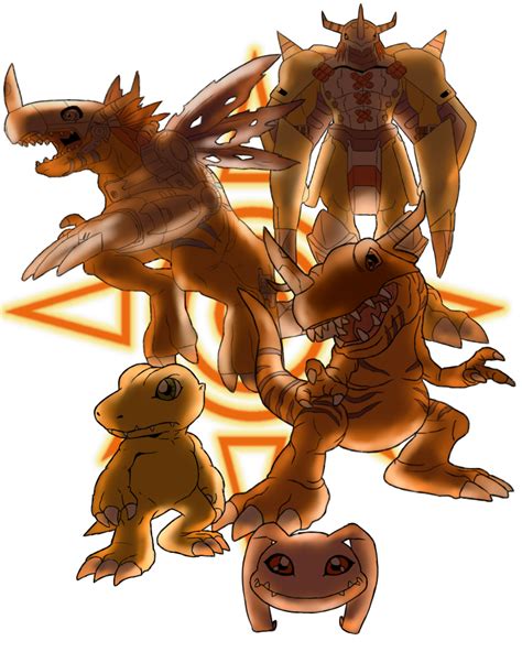 Evolution: Agumon by kyubifan on DeviantArt