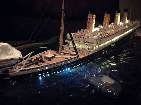 Titanic Sinking Diorama Scale Model #Titanic#Sinking#Diorama#model# ...