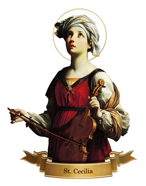 St. Cecilia Decal – Devout Decals