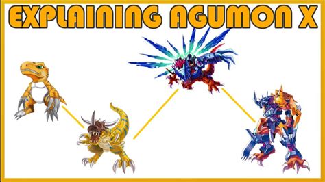 Explaining Digimon: AGUMON X DIGIVOLUTION LINE [X-Antibody #3] - YouTube