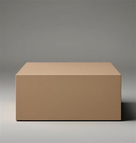 Premium AI Image | brown cardboard box