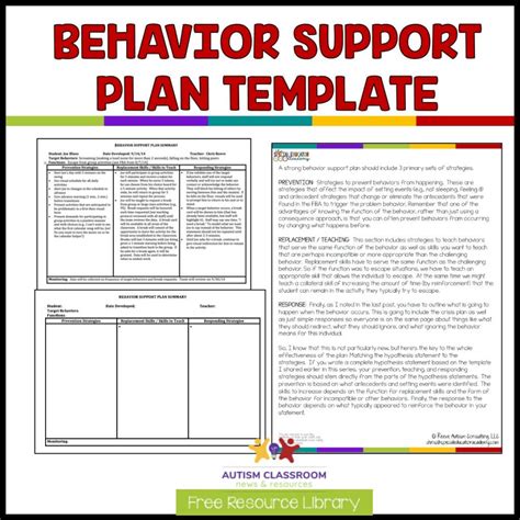 Designing Behavior Support Plans That Work: Step 4 of 5 in Developing ...