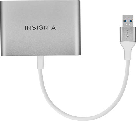 Insignia™ USB to Dual HDMI Adapter White NS-PU32H4A - Best Buy