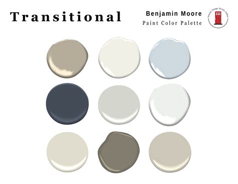 Transitional Paint Color Scheme Interior Paint Palette - Etsy