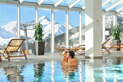 Hotel with panoramic indoor swimming pool, Hotel Almschlössl ...