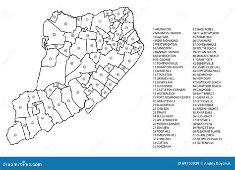 Staten Island Map Neighborhoods