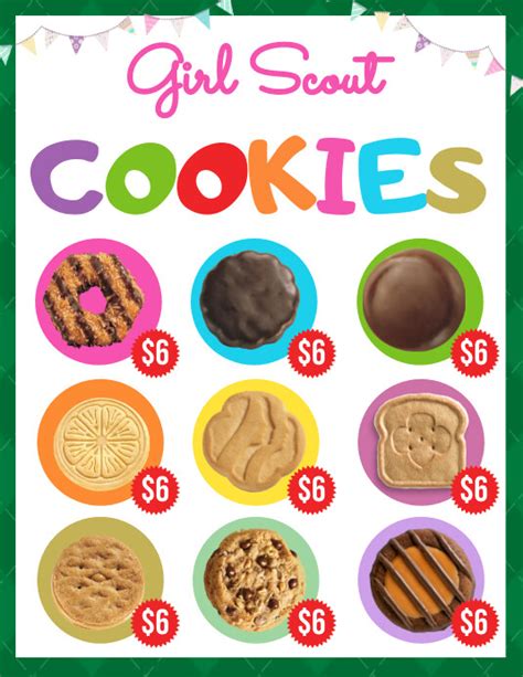 Girl Scout Cookie Flyer, Template | PosterMyWall