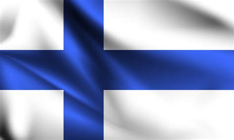 Finland Flag Image - Finland flag in glossy round button of icon Vector ...