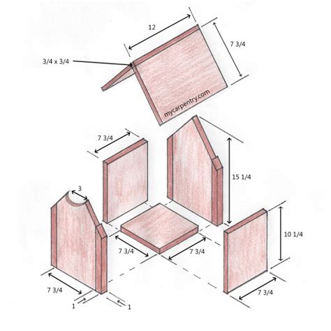 Owl House Plans - Free Bird House Plans