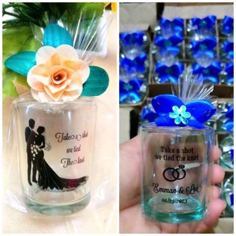 shot glass souvenirs shotglass giveaway wedding souvenir debut souvenir ...