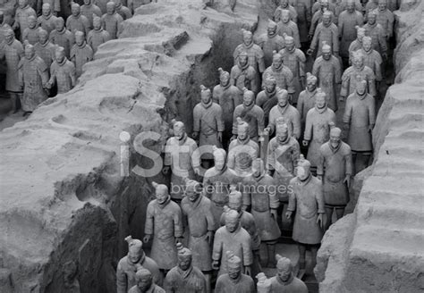 Terracotta Army IN Black and White stock photos - FreeImages.com