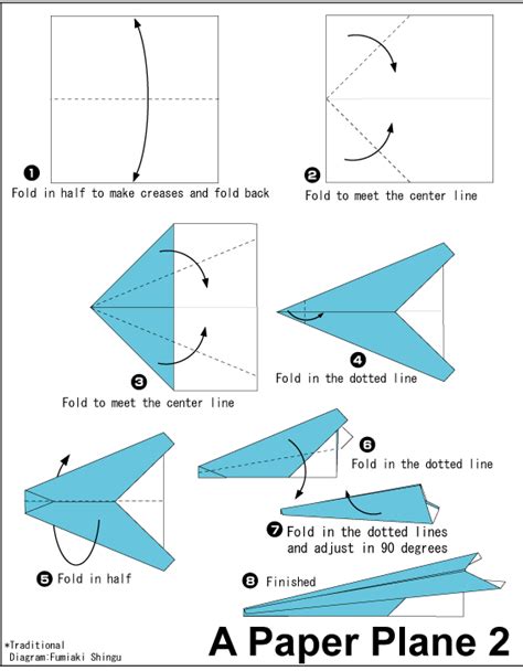 Paper Plane 2 - Easy Origami instructions For Kids