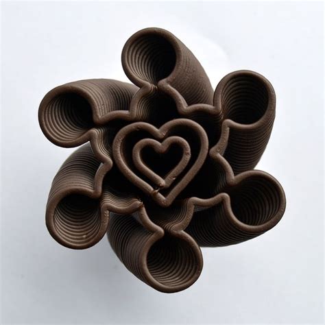 A 3D printed chocolate design from Choc Edge. | Chocolate design, Choco ...